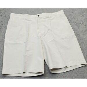 Dunning Golf Shorts Mens 38 Tan Woven Stretch Performance Player Fit Waistband